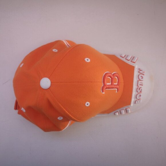 City Hunter Boston Red Sox Orange & White 3D Baseball Hat - Picture 6 of 7